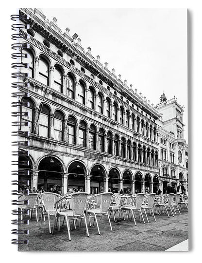 Dining In - Venice Italy - Spiral Notebook