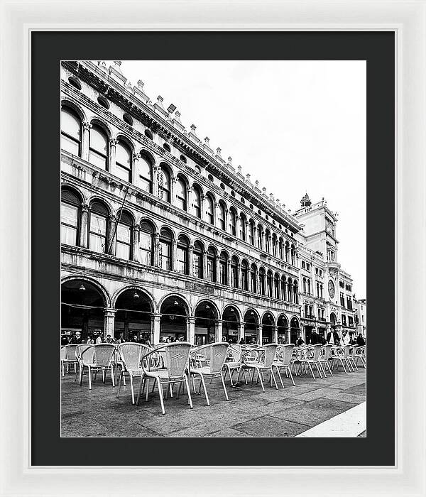 Dining In - Venice Italy - Framed Print