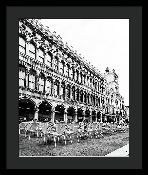 Dining In - Venice Italy - Framed Print