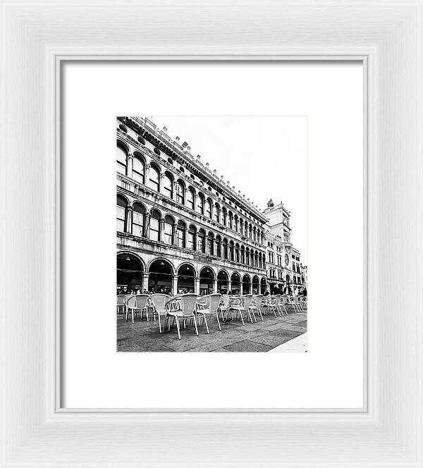 Dining In - Venice Italy - Framed Print