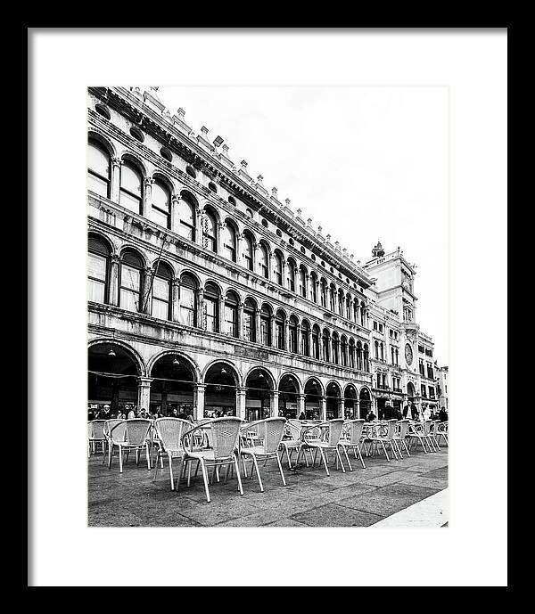 Dining In - Venice Italy - Framed Print