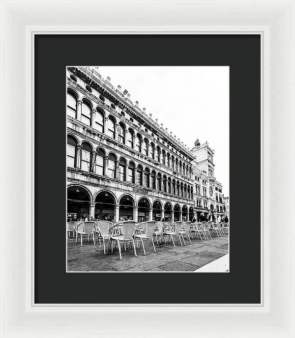 Dining In - Venice Italy - Framed Print