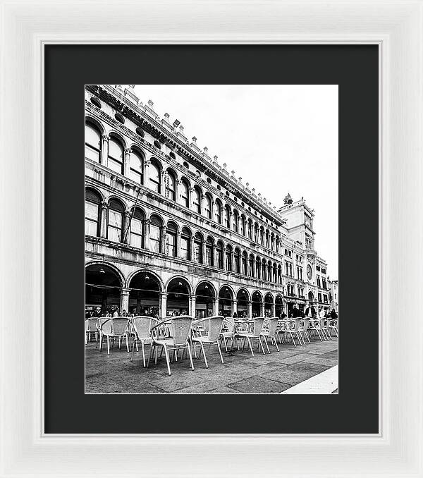 Dining In - Venice Italy - Framed Print