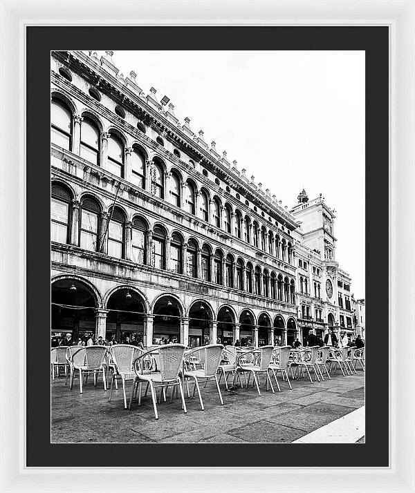 Dining In - Venice Italy - Framed Print