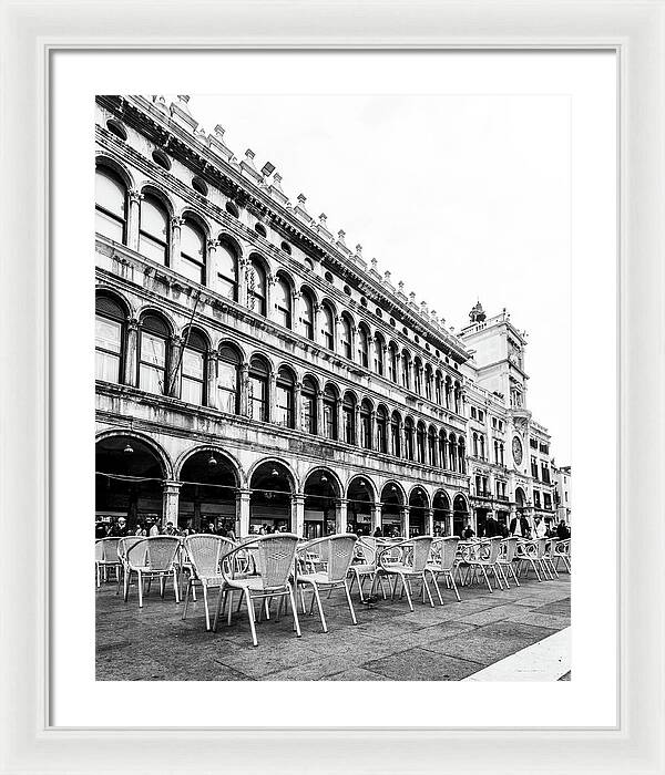 Dining In - Venice Italy - Framed Print