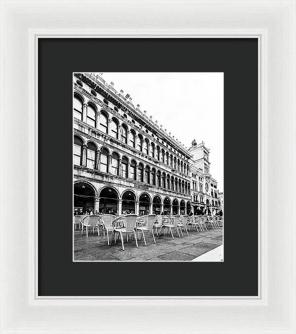 Dining In - Venice Italy - Framed Print