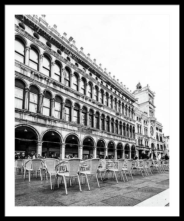 Dining In - Venice Italy - Framed Print