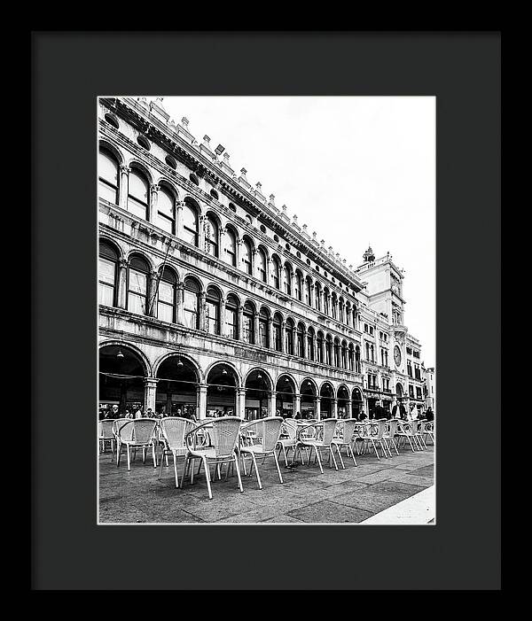 Dining In - Venice Italy - Framed Print