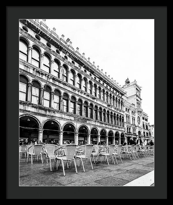 Dining In - Venice Italy - Framed Print