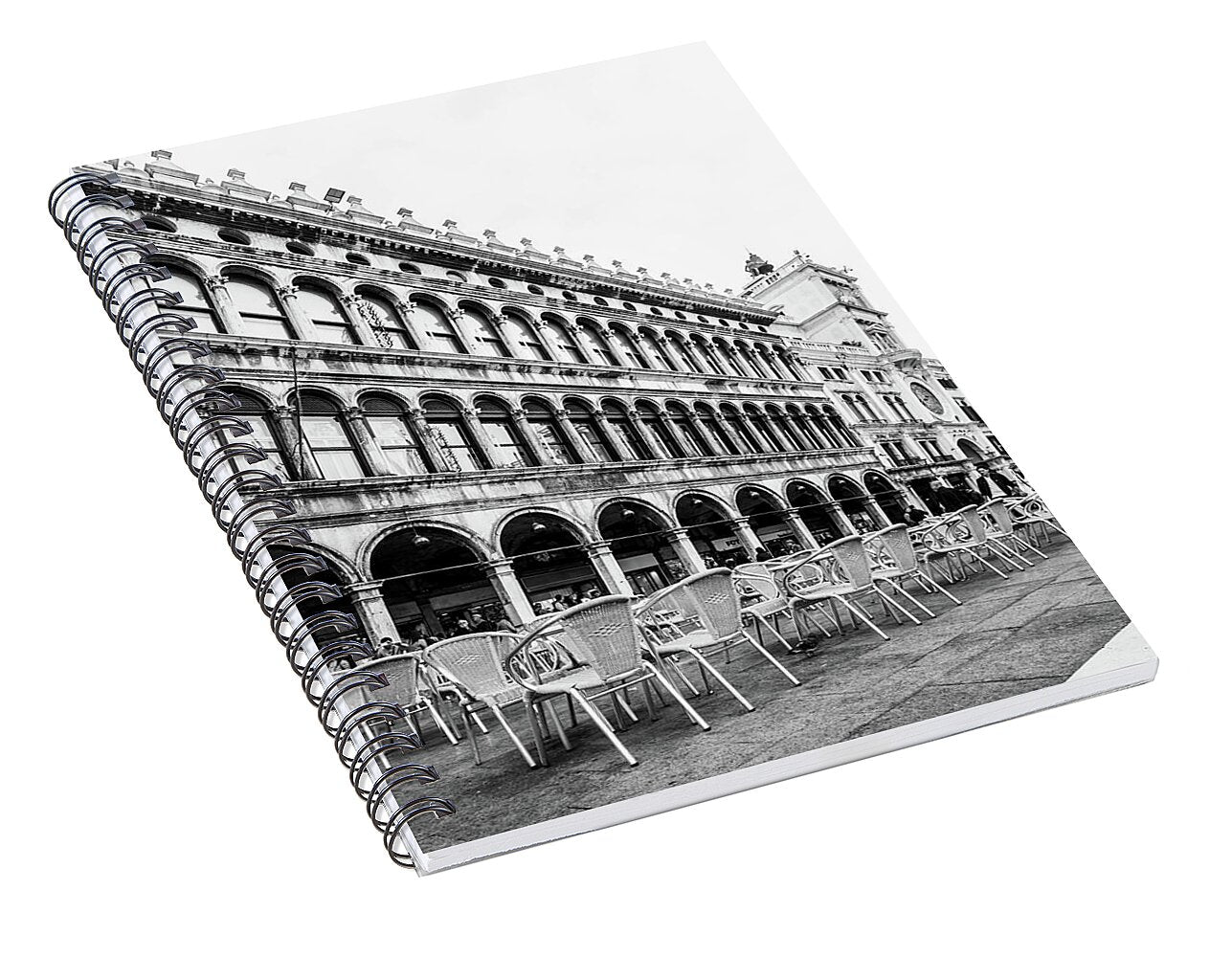 Dining In - Venice Italy - Spiral Notebook