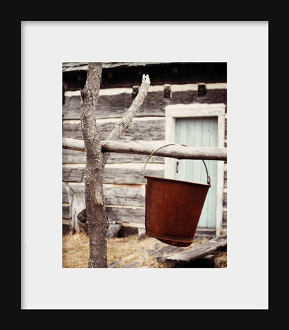 Rusty Pail | Rustic Farmhouse Photography