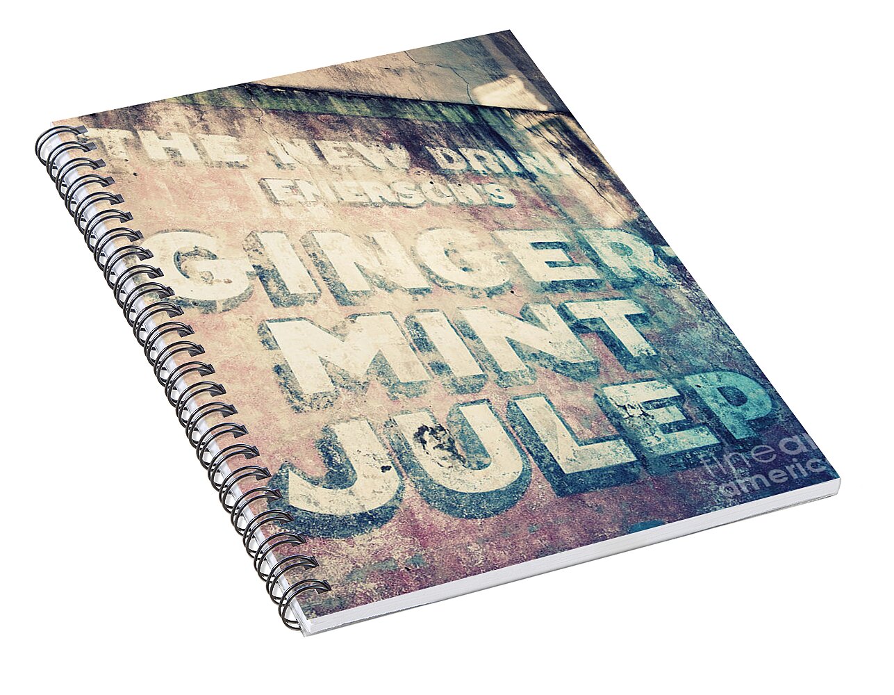 Ginger Mint Julep New Orleans Photography Print - Spiral Notebook