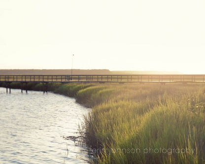 a wooden bridge over a body of water