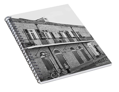 One Way, New Orleans Lousiana French Quarter Print - Spiral Notebook
