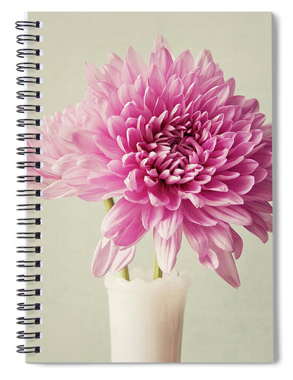 Pink Mums - Spiral Notebook