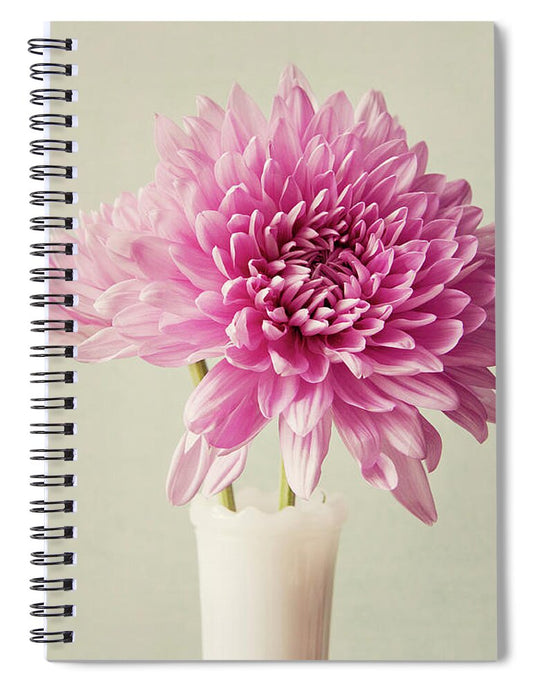 Pink Mums - Spiral Notebook