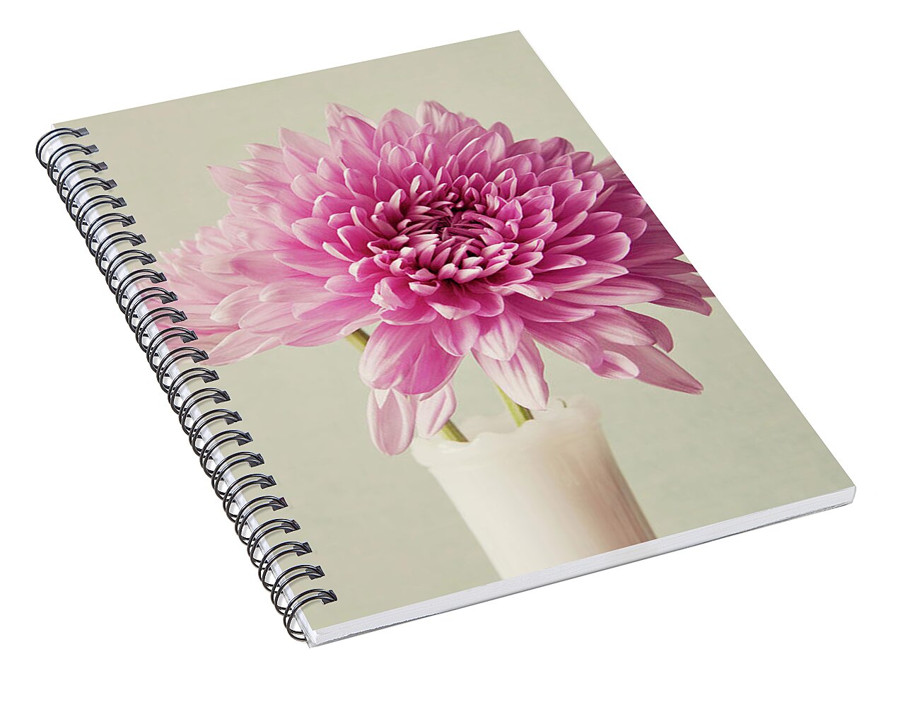 Pink Mums - Spiral Notebook