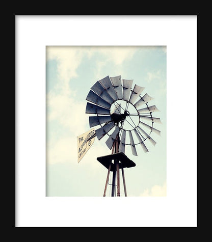 Aeromotor Windmill | Rustic Landscape Photography Print