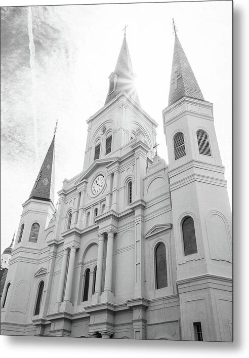 St Louis Cathedral New Orleans - Metal Print