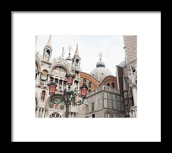 St Marks Basilica - Venice Italy - Framed Print