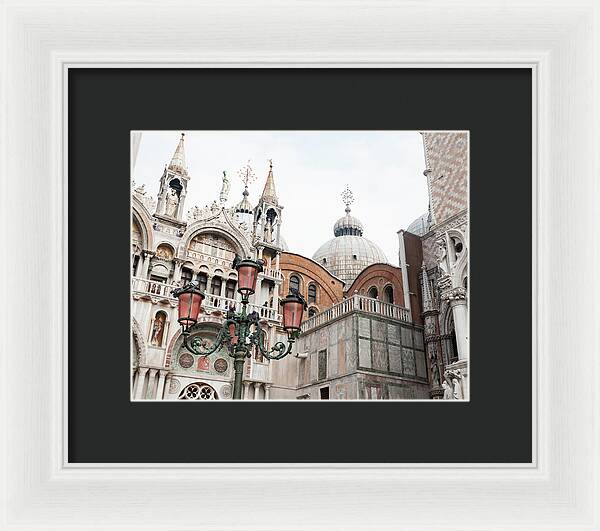 St Marks Basilica - Venice Italy - Framed Print