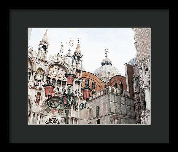 St Marks Basilica - Venice Italy - Framed Print