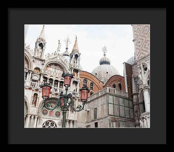 St Marks Basilica - Venice Italy - Framed Print