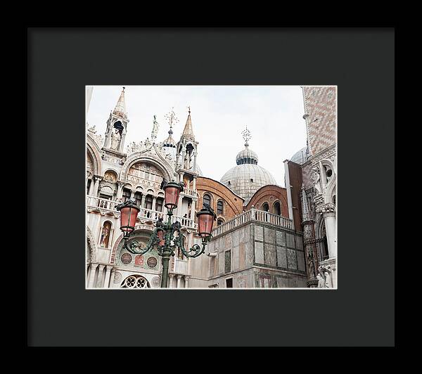 St Marks Basilica - Venice Italy - Framed Print