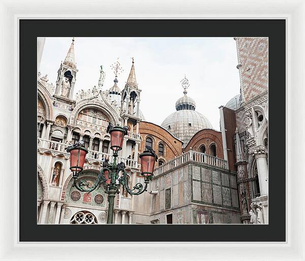 St Marks Basilica - Venice Italy - Framed Print