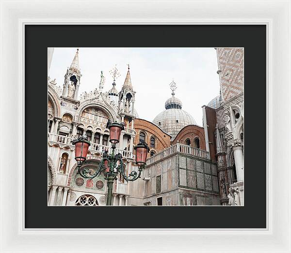 St Marks Basilica - Venice Italy - Framed Print