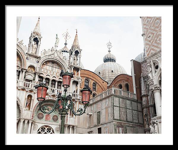 St Marks Basilica - Venice Italy - Framed Print