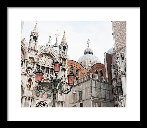 St Marks Basilica - Venice Italy - Framed Print