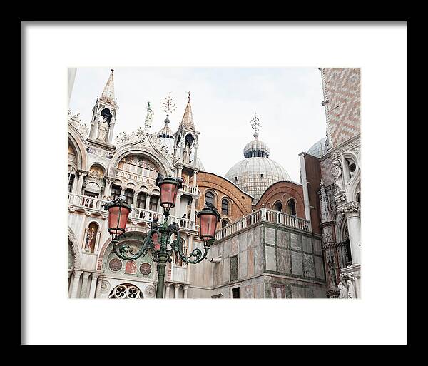 St Marks Basilica - Venice Italy - Framed Print