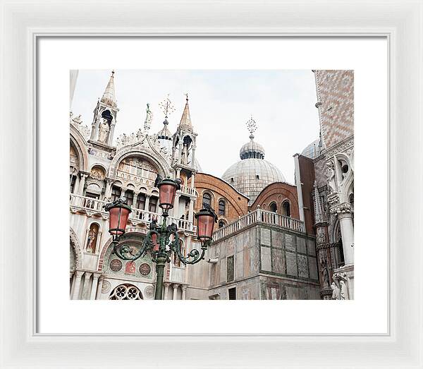 St Marks Basilica - Venice Italy - Framed Print