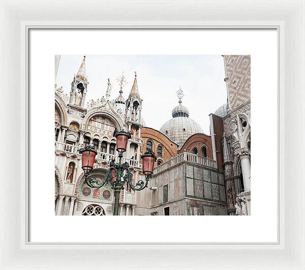 St Marks Basilica - Venice Italy - Framed Print