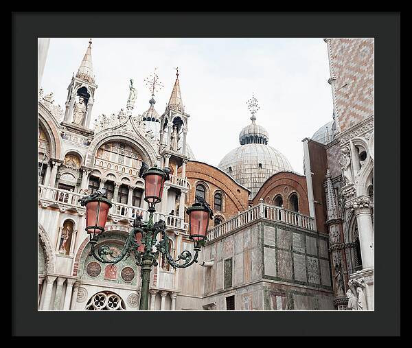 St Marks Basilica - Venice Italy - Framed Print