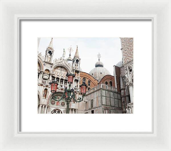 St Marks Basilica - Venice Italy - Framed Print