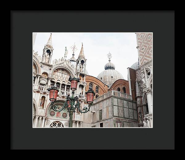 St Marks Basilica - Venice Italy - Framed Print