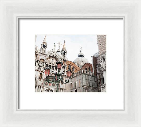 St Marks Basilica - Venice Italy - Framed Print