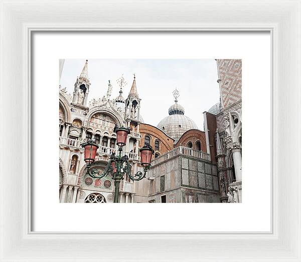 St Marks Basilica - Venice Italy - Framed Print