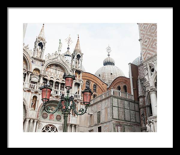 St Marks Basilica - Venice Italy - Framed Print