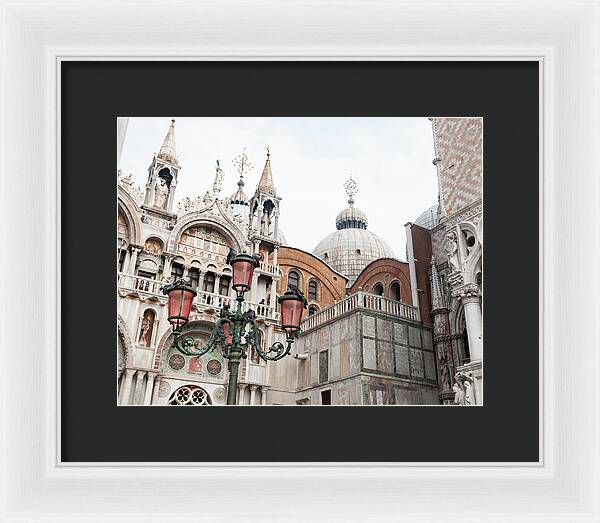 St Marks Basilica - Venice Italy - Framed Print