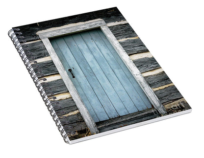 The Blue Door - Spiral Notebook