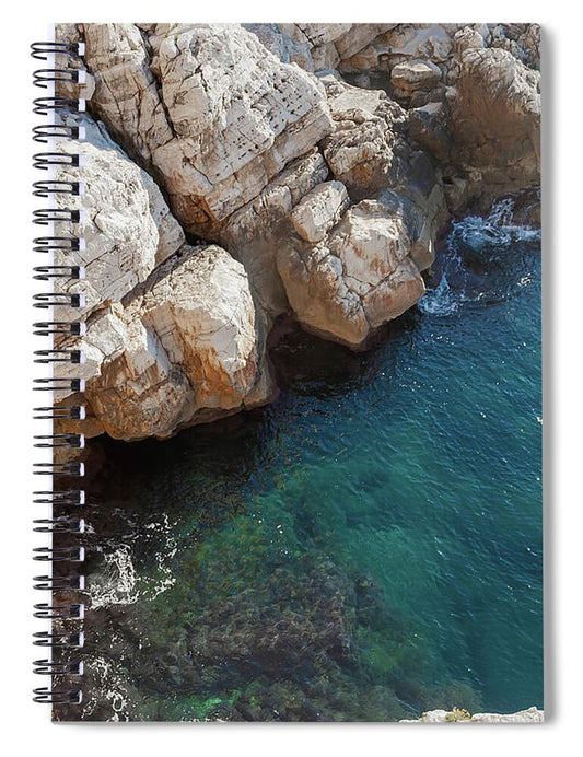 The Deep Blue Sea - Dubrovnik, Croatia - Spiral Notebook