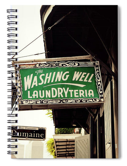 The Washing Well Laundryteria - Spiral Notebook