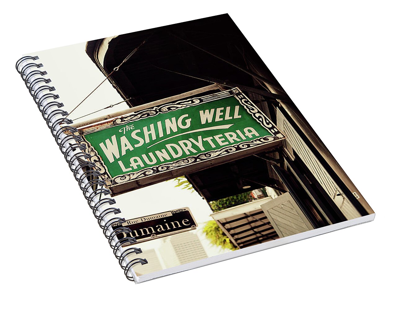 The Washing Well Laundryteria - Spiral Notebook