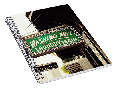 The Washing Well Laundryteria - Spiral Notebook