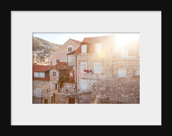Sunlit Rooftops | Dubrovnik, Croatia Photography