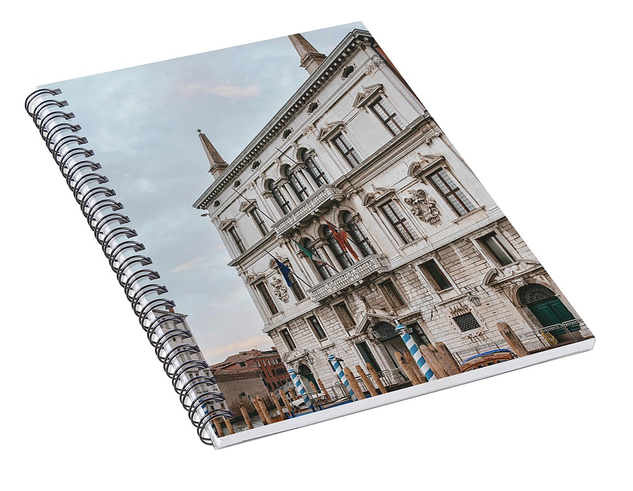 Venetian Canal Architecture - Spiral Notebook