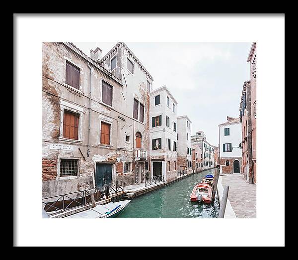 Venice Italy Canal I - Framed Print